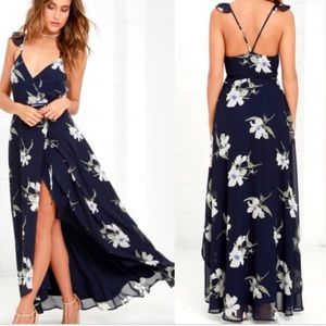 Lulu’s All Mine high low wrap dress